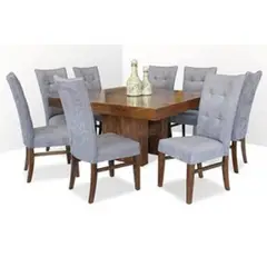 DMUEBLES - Juego De Comedor 8 Sillas Caine