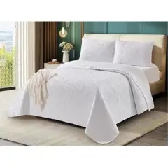 VENECIA - Set de CUBRECAMA 2Pz + Fundas + Set Sabanas 5 piezas