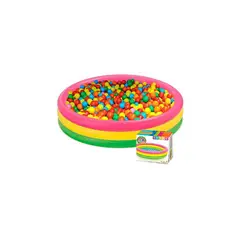 GENERICO - Piscina inflable intex + 100 pelotas multicolor