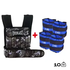 HOLGU - Chaleco De Peso 10kg Tobillera Con Peso 1kg2kg3kg5kg