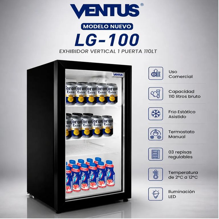 Visicooler de 110 Litros LG-100