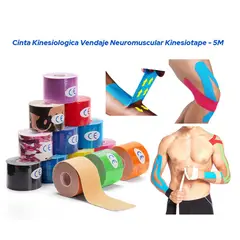 HOLGU - Cinta Kinesiologica Vendaje Neuromuscular Kinesiotape - 5M