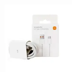 XIAOMI - Cable 6A Turbo USB Tipo-C Compatible 67W 55W 33W Blanco