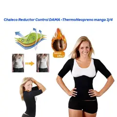 HOLGU - Chaleco Reductor Control DAMA -ThermoNeopreno manga 34