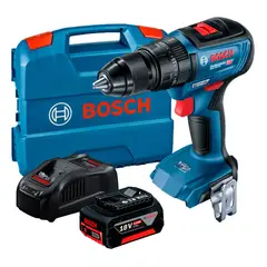 BOSCH - Taladro Percutor GSB 18V-50 + 1 Batería 5.0Ah