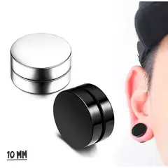 GENERICO - Aretes Magnetico 10mm Imantados Hombres