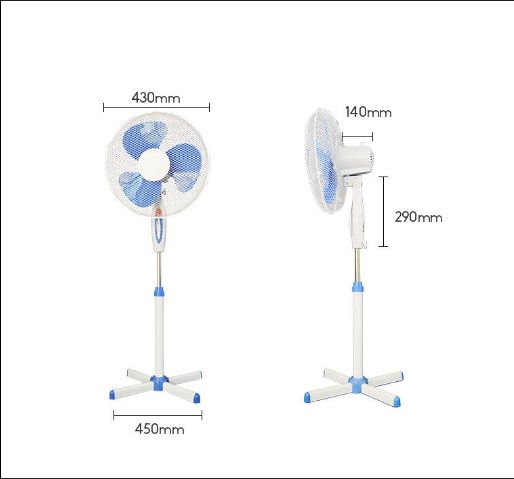 Ventilador de pedestal 3 en 1 - 16 pulgadas - wigner