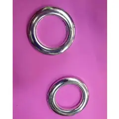 GENERICO - Ojales Plastico Para Cortinas De 4cm Int No Necesita Maquina