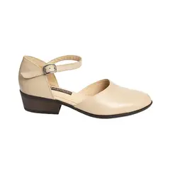 ESTODAS - Ballerinas Cuero Mujer Linet Nude