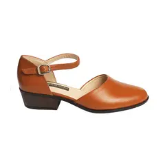 ESTODAS - Ballerinas Cuero Mujer Linet Natural