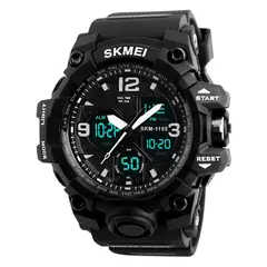 SKMEI - Reloj Hibrido Extreme 1155B Waterproof Militar - Negro