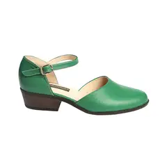 ESTODAS - Ballerinas Cuero Mujer Linet Verde