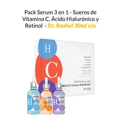 GENERICO - Pack Serum 3en1 - Sueros de Vitamina C Ácido Hialurónico y Retinol