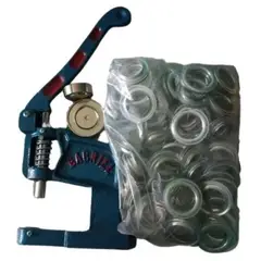 GENERICO - Remachadora para Ojales de Cortina Aros Ojalillo 4cm Troquel