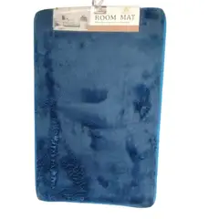 GENERICO - Alfombra piso para dormitorio baño sala azul 50 x 80 cm