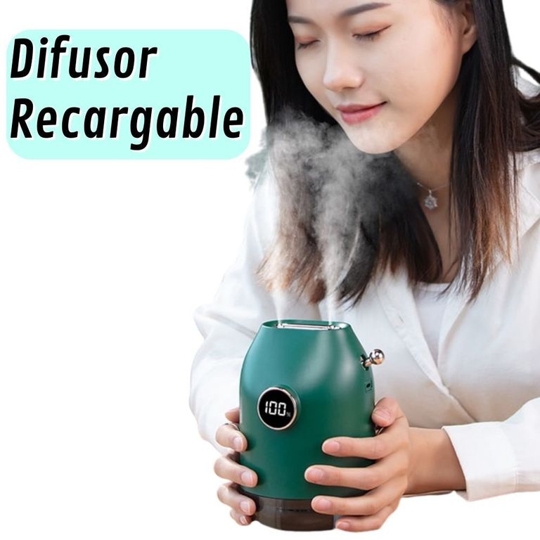Difusor Inalámbrico 10h con capacidad 500ml Verde