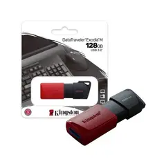 KINGSTON - Memoria Usb 128 GB Exodia M Red black
