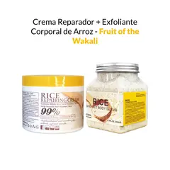GENERICO - Crema Reparador - Exfoliante Corporal de Arroz - Fruit of the Wakali