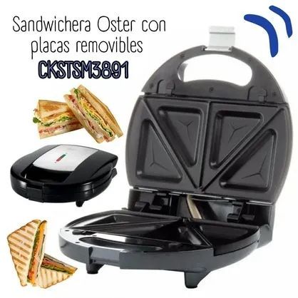 Sandwichera con Placas Removibles CKSTSM3891053 Gris
