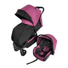 EBABY - Coche de paseo con portabebé Urban EB133 Rosado