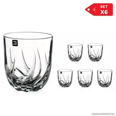 INSPIRA MARKET - Set x 6 Vasos para Whisky y Licores
