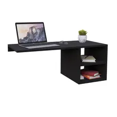 MOVENDA - Escritorio Empotrable Luiza 100cm Negro