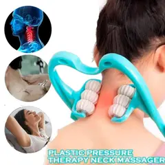 GENERICO - Masajeador de Cuello Seis Bolas Presión Manual