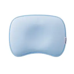 SUNVENO - ALMOHADA PARA BEBES DE FIBRA DE MAIZ CELESTE