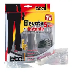 GENERICO - Talonera de gel para aumento de estatura 5 cm elevate shoes
