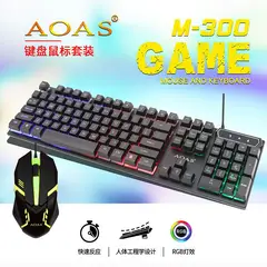 GENERICO - COMBO Teclado Y Mouse Gamer Usb Laptop Pc Juegos Gaming Combo Negro