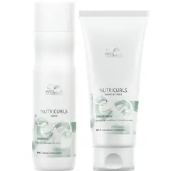 WELLA - Shampoo para Rizos 250ml + Acondicionador Nutricurls