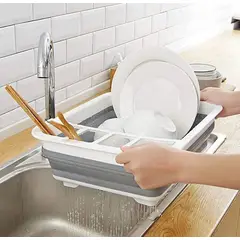 GENERICO - Escurridor de platos Plegable Cocina Comedor