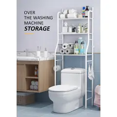 GENERICO - Estante organizador de baño 3 niveles sobre el inodoro