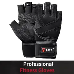 GENERICO - Guantes antideslizantes para gimnasio pesas - Talla S