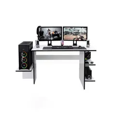 MOVENDA - Escritorio Gamer NR 09 136cm Blanco