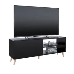 MOVENDA - Mesa de TV Harmonia 65" 1 puerta Negro