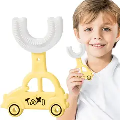 GENERICO - PACK 2 Cepillo limpieza 360 para niños en forma de u