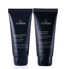 NATURA - Rutina Homem Barba crema de afeitar con gel post afeitado