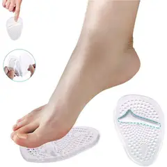 GENERICO - Almohadilla metatarsal gel silicona antideslizante transparente