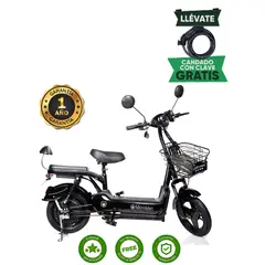 MOVEEN - Moto Electrica MED URBAN SPARK Negro + candado con clave de regalo