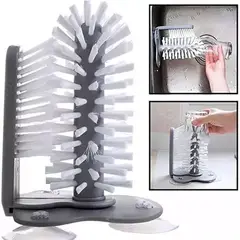 GENERICO - Cepillo limpia vaso - limpiador de tazas de cristal