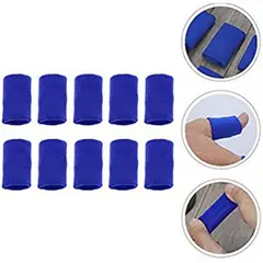 GENERICO - Kit 10 férulas para dedos ajustable soporte protector