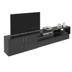 MOVENDA - Mesa de TV Tupandi 65" 2 Puertas Negro
