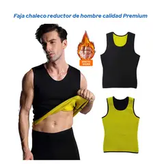 HOLGU - Faja chaleco reductor de hombre calidad Premium