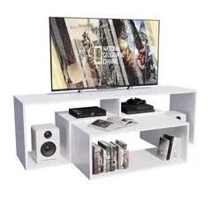 MOVENDA - Mesa de TV Extensible Guaiba 65 Blanco