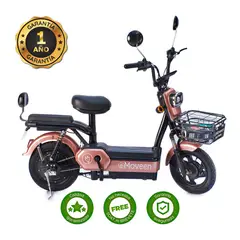 MOVEEN - BICIMOTO ELECTRICA MED URBAN 2 GOLDEN ROSE + CANDADO CON LLAVE DE REGALO