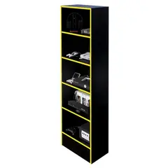 MOVENDA - Estante Gamer NR 01 177x52cm Negro/ Amarillo