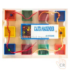 GENERICO - Caja Mackinder de 60 piezas Juego Didáctico Matemático