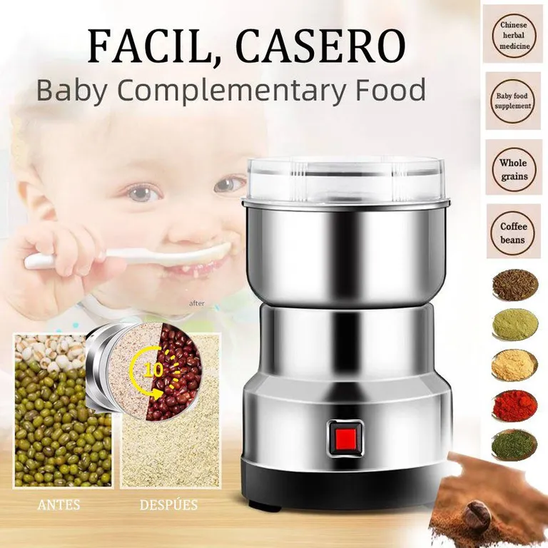 Molinillo eléctrico de 150watts 300ml 4 aspas granos