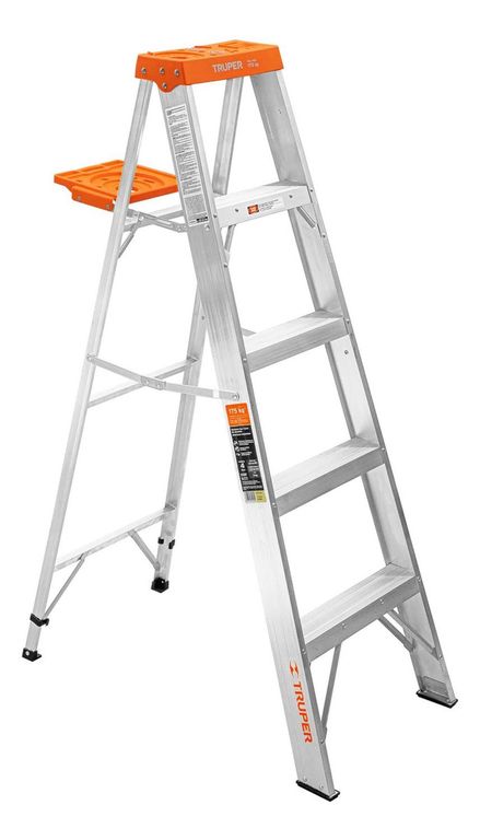 Escalera Tijera 4 Peldaños Capacidad De Carga 175 Kg